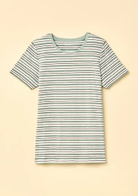 Short Sleeve Ribbed Essential Tee