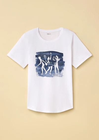 On the Move Semi-Fit Graphic Tee