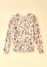 Boho Printed Pullover