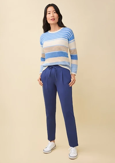 Bella Ponte Slim-Leg Drawstring Pant