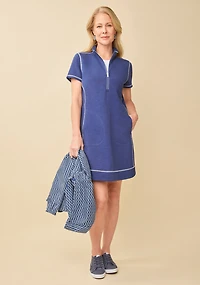 Sporty Half-Zip Dress