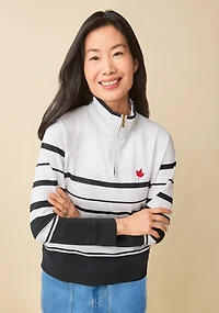 Maple Leaf Quarter-Zip Pullover