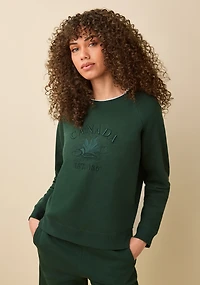 Embroidered Long Sleeve Pullover