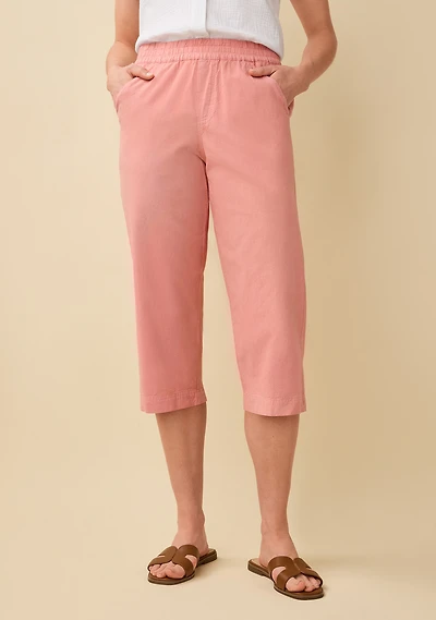 Effortless Pull-On Capri Pants