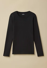 Essential Rib Crew Neck Top