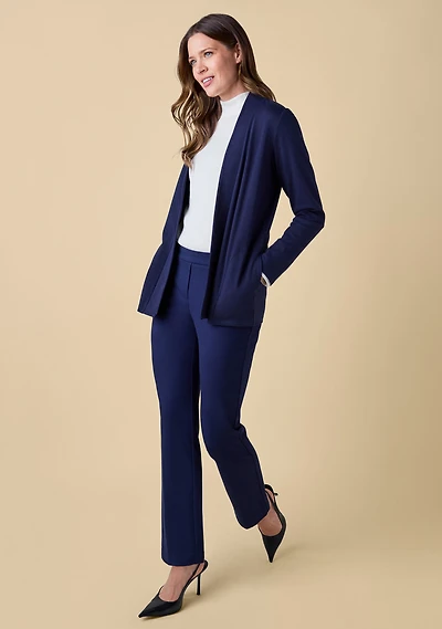 Long Open Front Cardigan