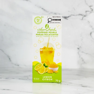 Ensemble pour boisson Perles Éclatantes - Citron [93133]
