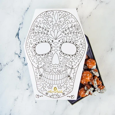 Boîte Signature d'Halloween - Chocolat au caramel salé 288 g - Crâne [93240S]