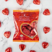 Sachet de coeurs en chocolat au lait 125 g [89057]