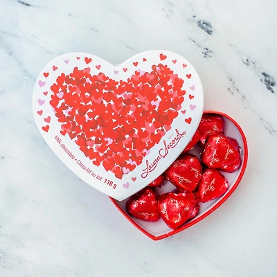 Boîte de coeurs en chocolat au lait 110 g [86532]