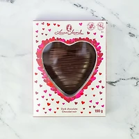 Coeur en chocolat noir 70 % solide 190 g [86371]