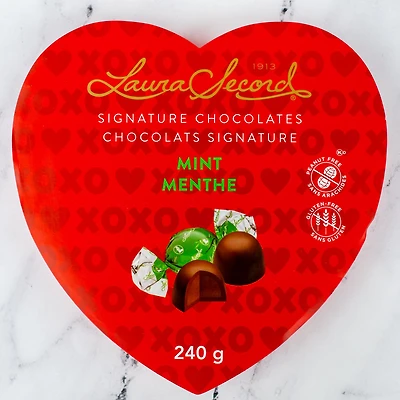 Boîte coeur Signature - Menthe 240 g [86536]