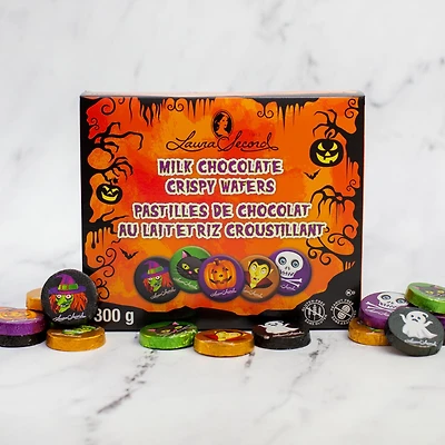 Boîte de pastilles chocolat au lait et riz soufflé d'Halloween 300 g [86734]