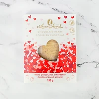 Coeur chocolat blanc & fraise 190 g [86550]