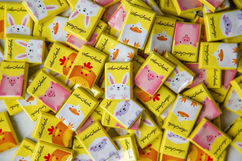 Sac de minibarres de Pâques 100 unités [92454]