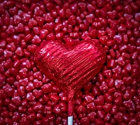 Milk Chocolate Heart Pop 50 g [86378]