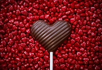 Milk Chocolate Heart Pop 50 g [86378]