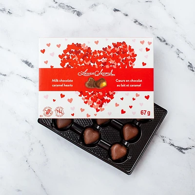Milk Chocolate & Caramel Hearts 67 g [86108]