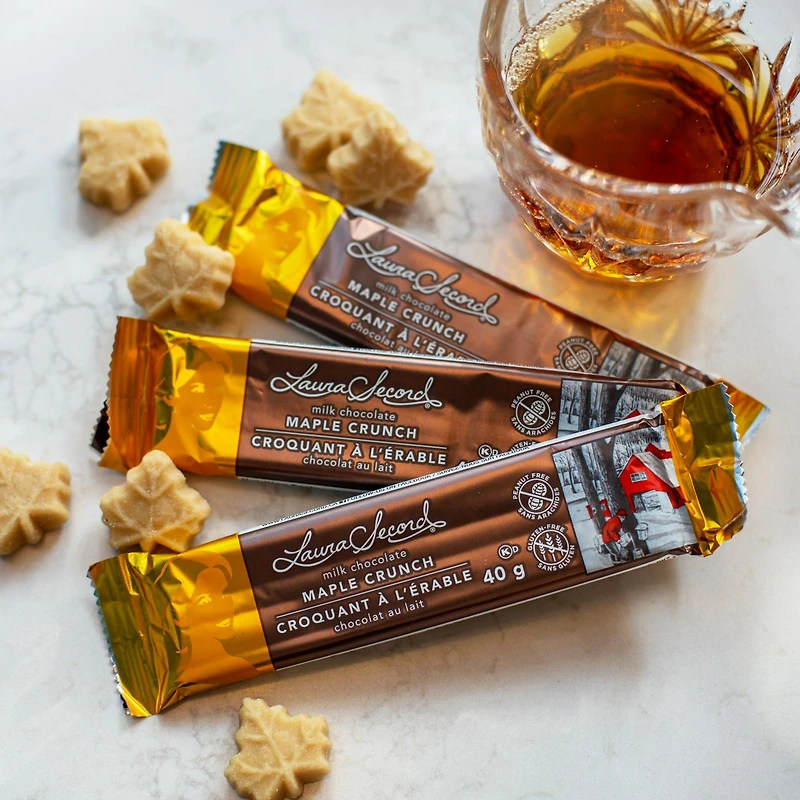 Milk chocolate bar - Maple crunch 40 g [87000]
