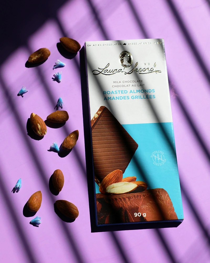 Milk Chocolate & Roasted Almonds Bar 90 g [87072]