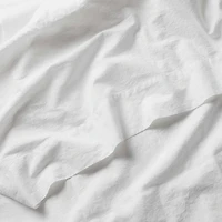 Silk & Snow Linen Duvet Cover Set