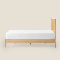 Silk & Snow Mid-Century Modern Bed