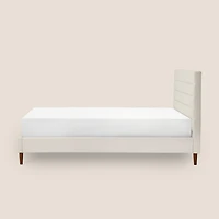Silk & Snow Horizontal Tufted Bed