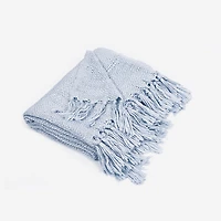 PÜR Lakehouse Fringed Throw