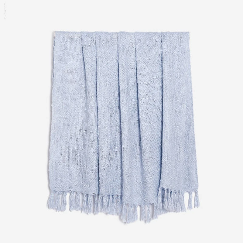 PÜR Lakehouse Fringed Throw