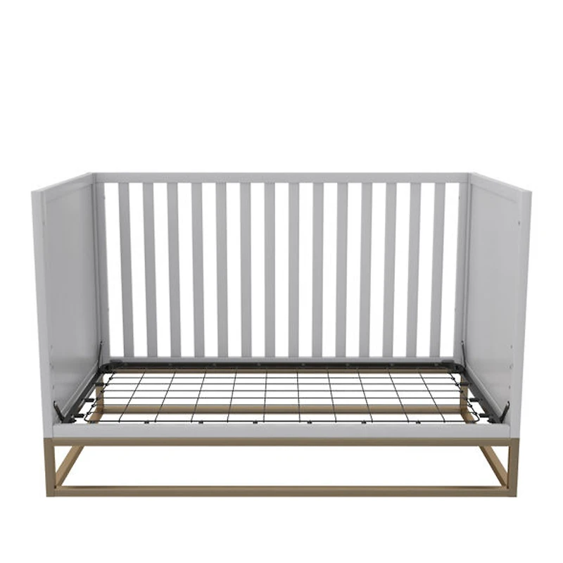 Little Seeds Haven 3-in-1 Metal Base Crib