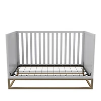 Little Seeds Haven 3-in-1 Metal Base Crib