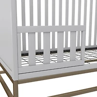 Little Seeds Haven 3-in-1 Metal Base Crib