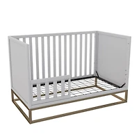 Little Seeds Haven 3-in-1 Metal Base Crib