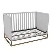 Little Seeds Haven 3-in-1 Metal Base Crib