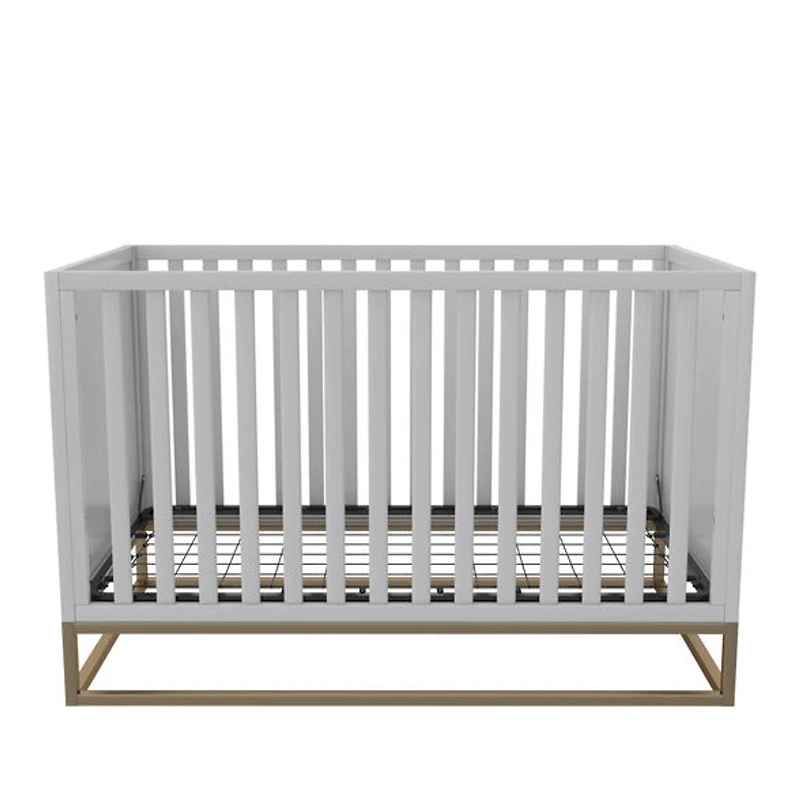 Little Seeds Haven 3-in-1 Metal Base Crib