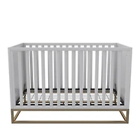 Little Seeds Haven 3-in-1 Metal Base Crib