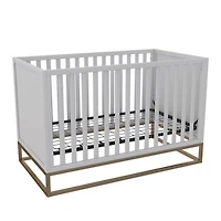 Little Seeds Haven 3-in-1 Metal Base Crib