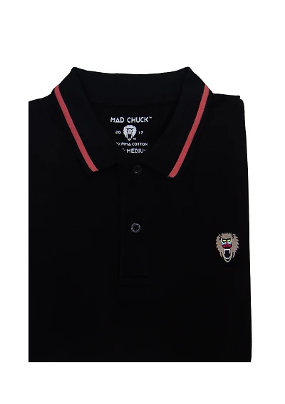 M.CHUCK 2TN POLO S/S BLK217536