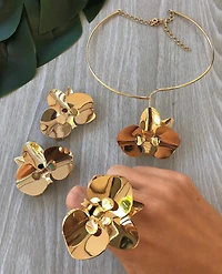 A.PRATA ORQUIDEA RING GD219318