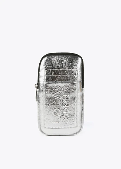 LOLA M.MOBILE PHONE BAG SILVER226184