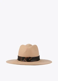 LOLA WOOLF FELT HAT CAMEL226225