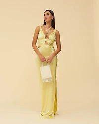 L. PIPA DRESS YELLOW222231