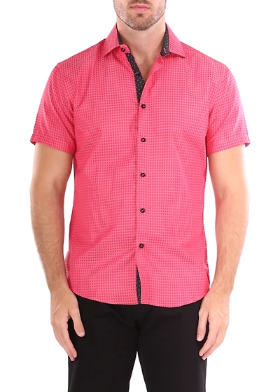 BESPOKE SHIRT S/S RED210495