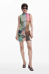 DESIGUAL DRESS TEAL227431