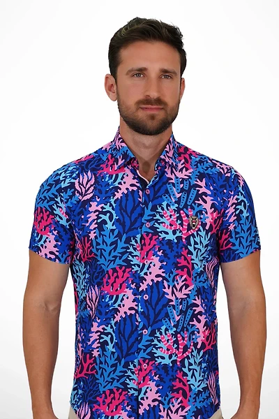 M.CHUCK SHIRT S/S MARINE228488