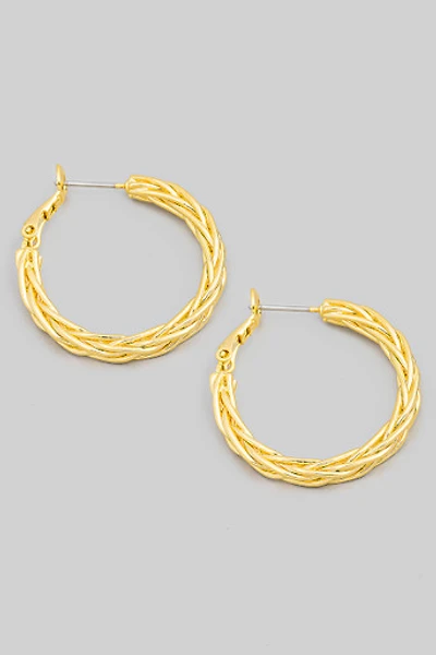 FAME EARRING 30MM DIAM211756