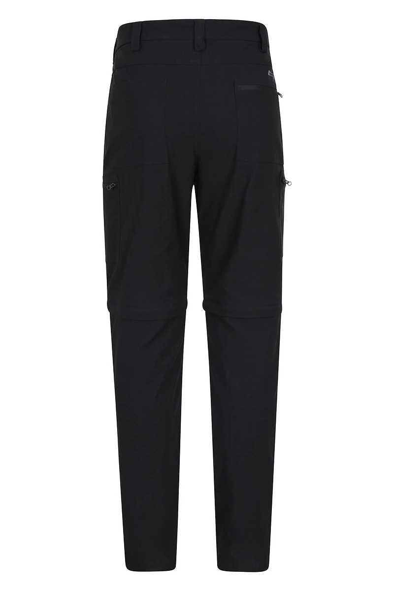Trek Mens Stretch Convertible Pants - Short Length