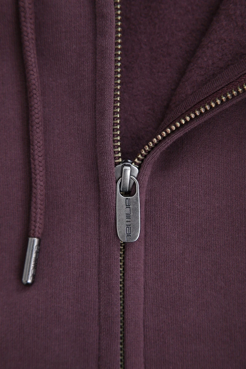 Woody Mens Zip Hoodie