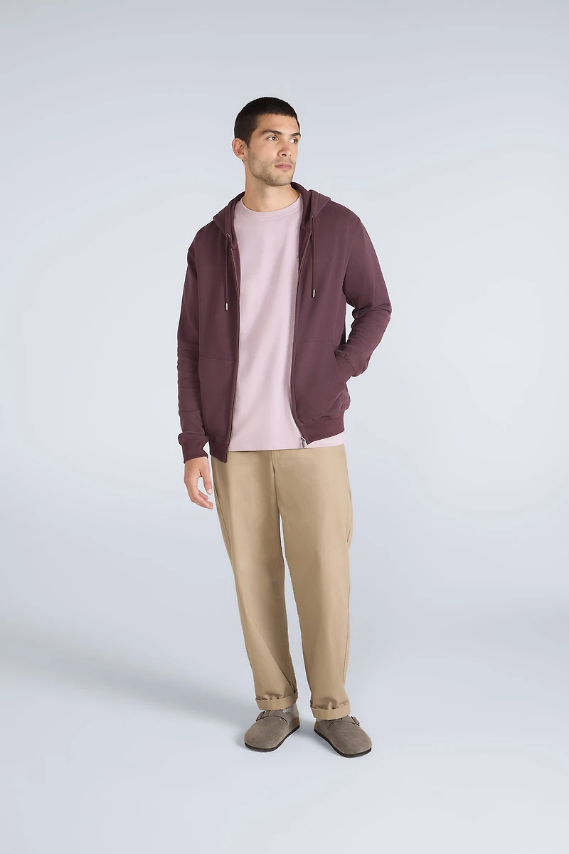 Woody Mens Zip Hoodie