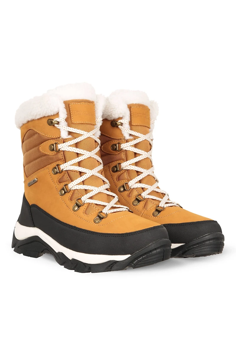 Innsbruck Womens Leather Waterproof Snow Boots